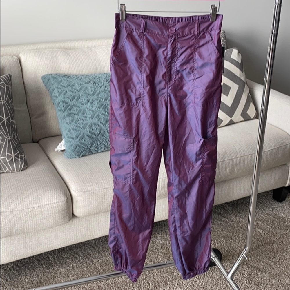 Purple Iridescent Pants